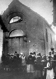 Bild von der Reichskristallnacht